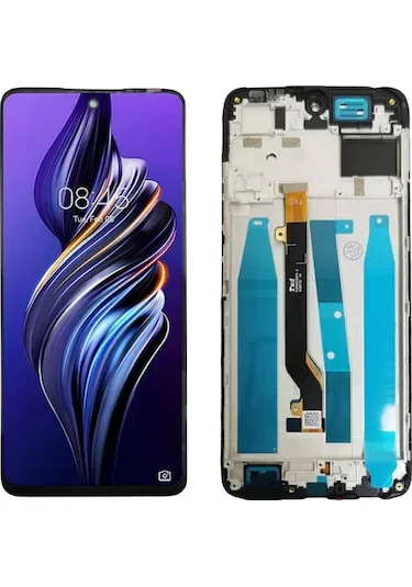 Tecno Pova 3 Çıtalı Ekran Dokunmatik Siyah Orijinal