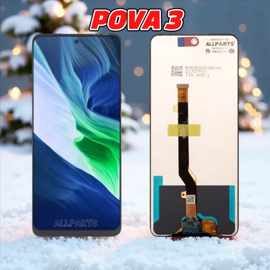 Tecno Pova 3 Ekran Dokunmatik Orijinal Çıtasız Ürün (Çerçevesiz)