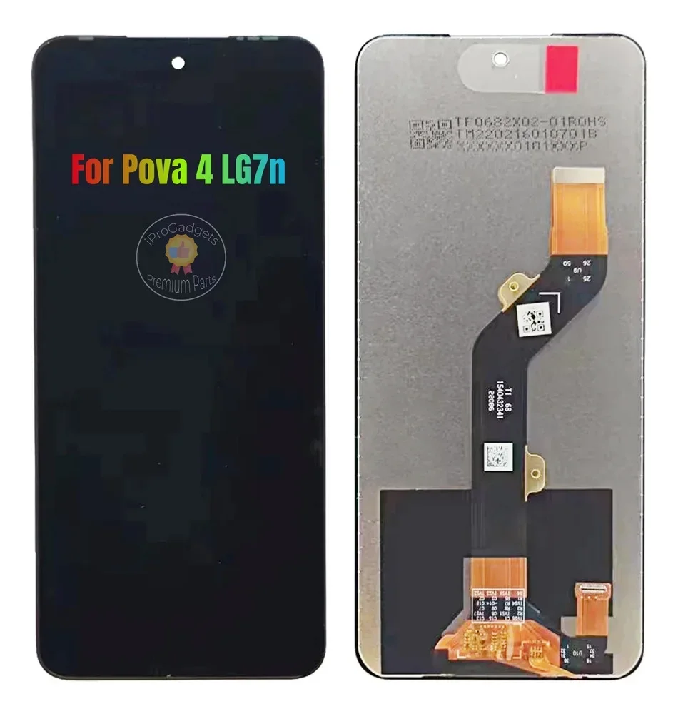Tecno Pova 4 Ekran Dokunmatik Orijinal Çıtasız Ürün (Çerçevesiz)