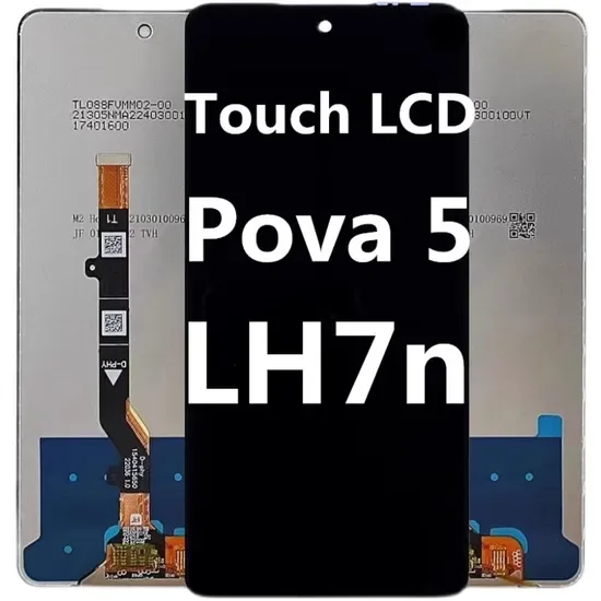 Tecno Pova 5 Ekran Dokunmatik Orijinal Çıtasız Ürün (Çerçevesiz)