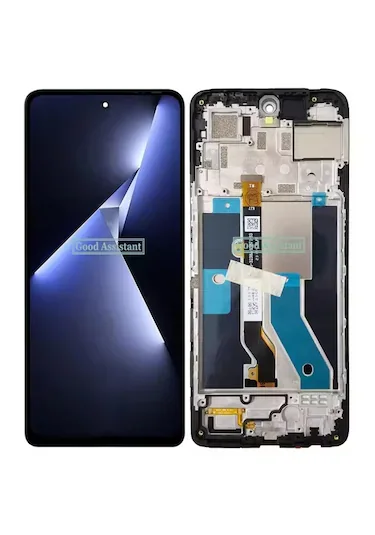 Tecno Pova 5 Pro Çıtalı Ekran Dokunmatik Siyah Orijinal