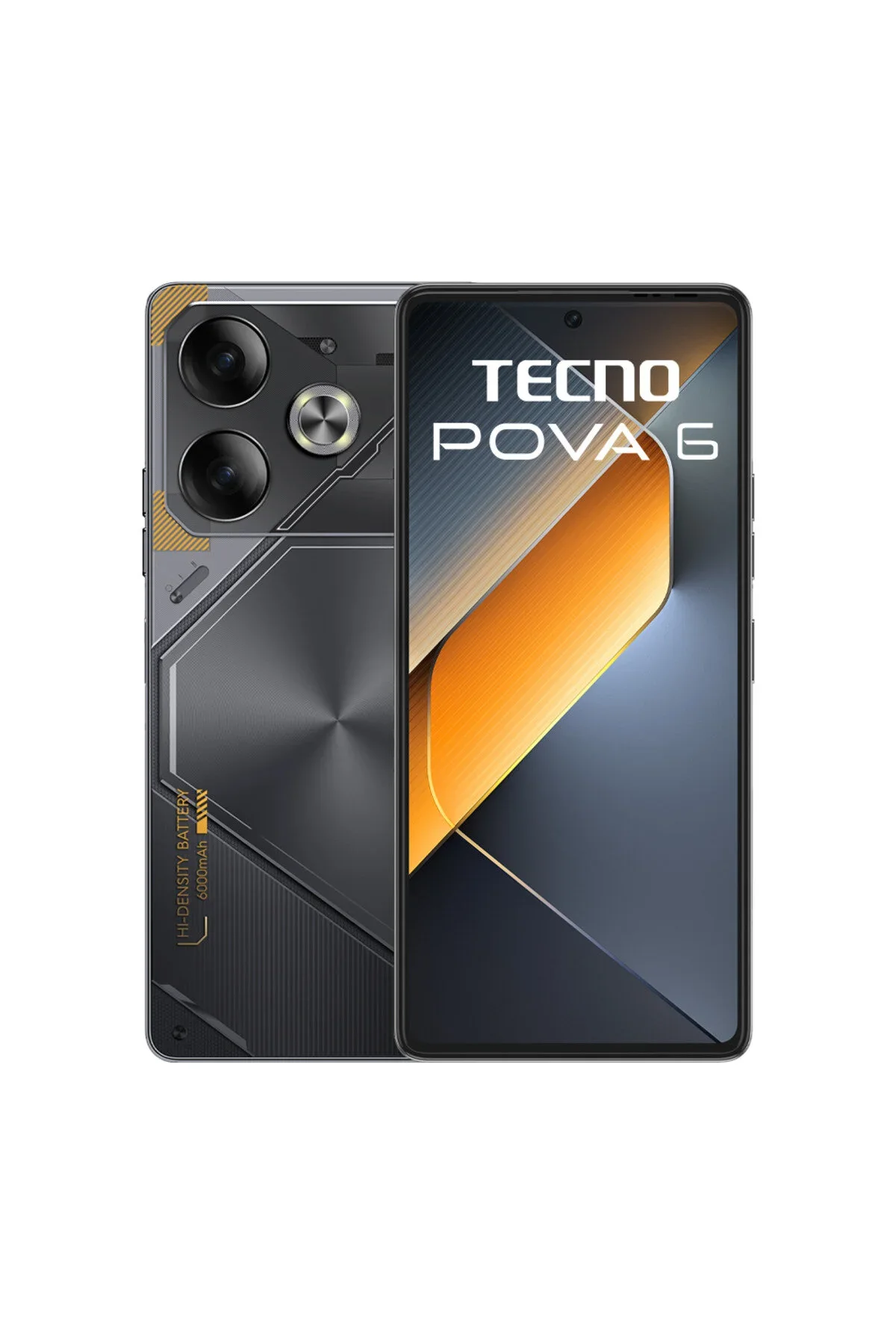 Tecno Pova 6 Çıtalı Ekran Dokunmatik Siyah SOFT OLED Kalite Ekran