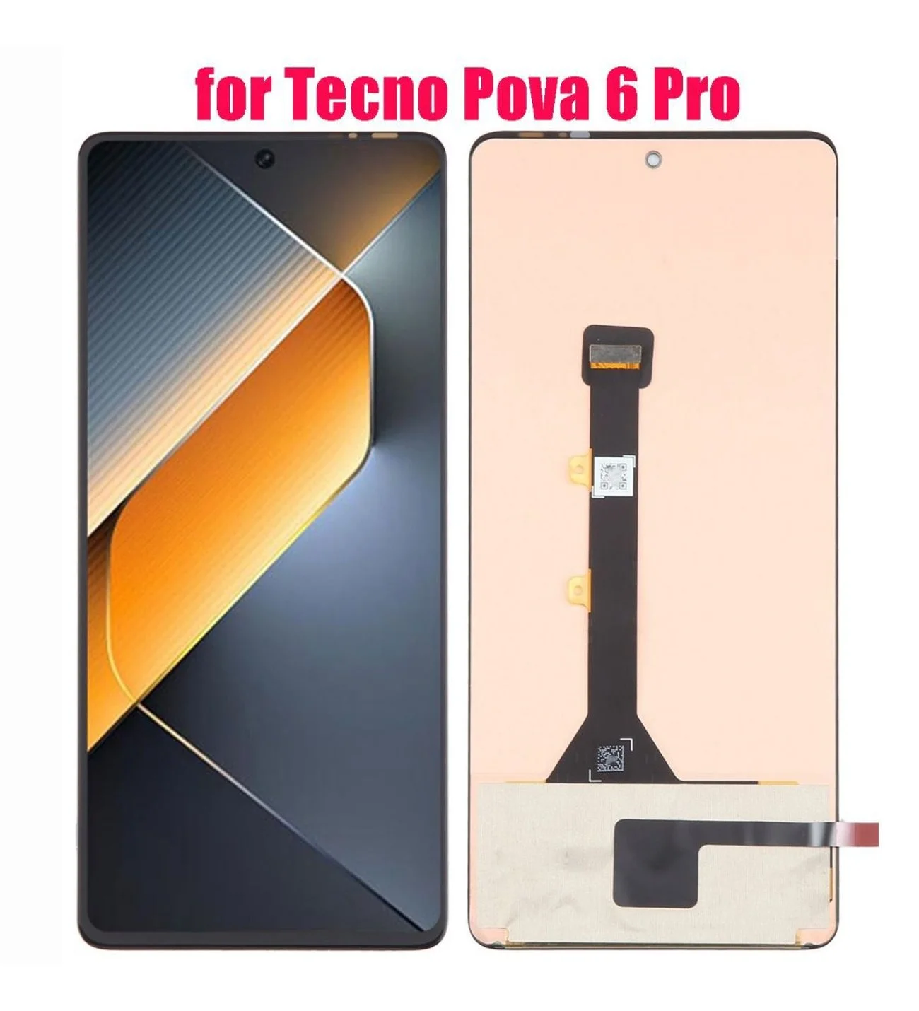 Tecno Pova 6 Pro 4G Ekran Dokunmatik SOFT OLED Kalite Ekran Çıtasız (Çerçevesiz)