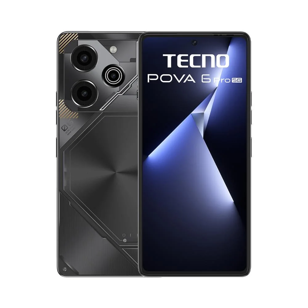 Tecno Pova 6 Pro 5G Çıtalı Ekran Dokunmatik Siyah SOFT OLED Kalite Ekran