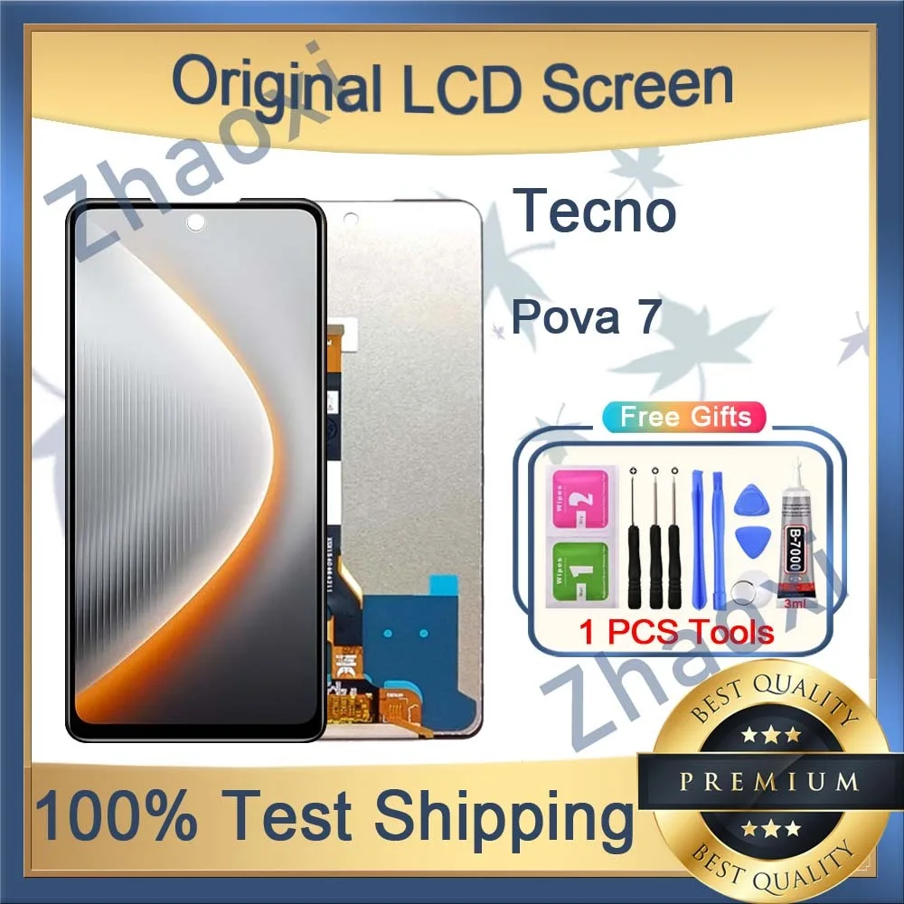 Tecno Pova 7 5G Ekran Dokunmatik Orijinal Çıtasız Ürün (Çerçevesiz)