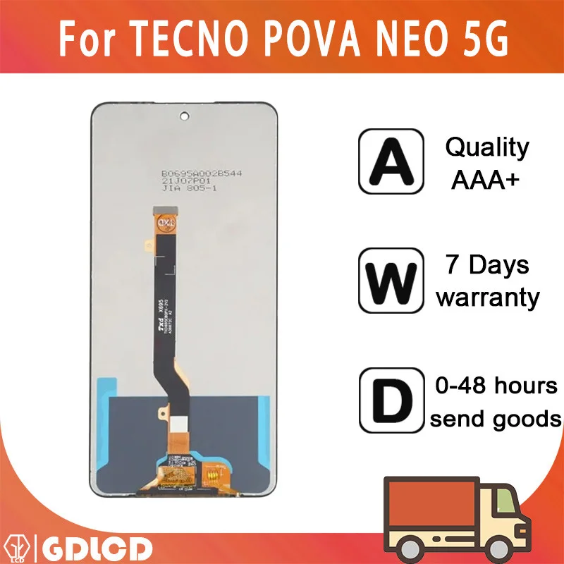 Tecno Pova Neo 5G Ekran Dokunmatik Orijinal Çıtasız Ürün (Çerçevesiz)