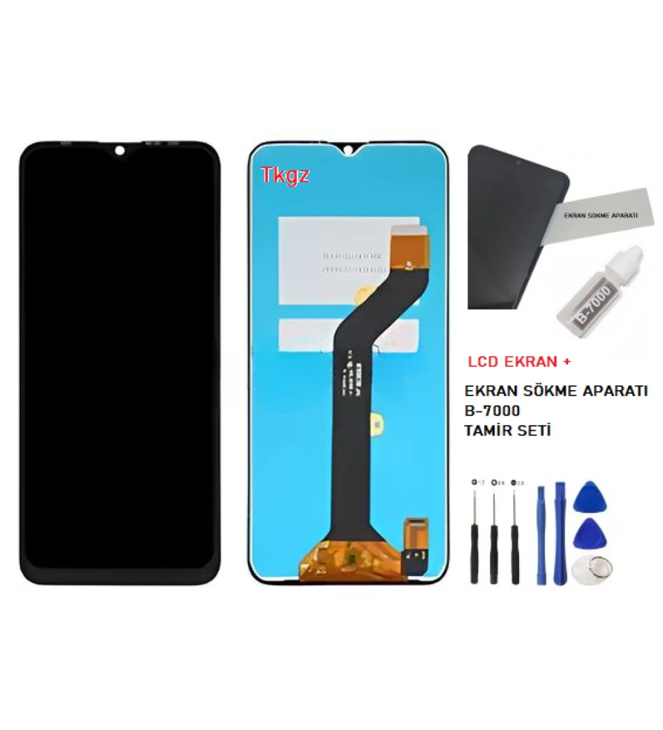 Tecno Smart 5 Ekran Dokunmatik Orijinal Çıtasız Ürün (Çerçevesiz)