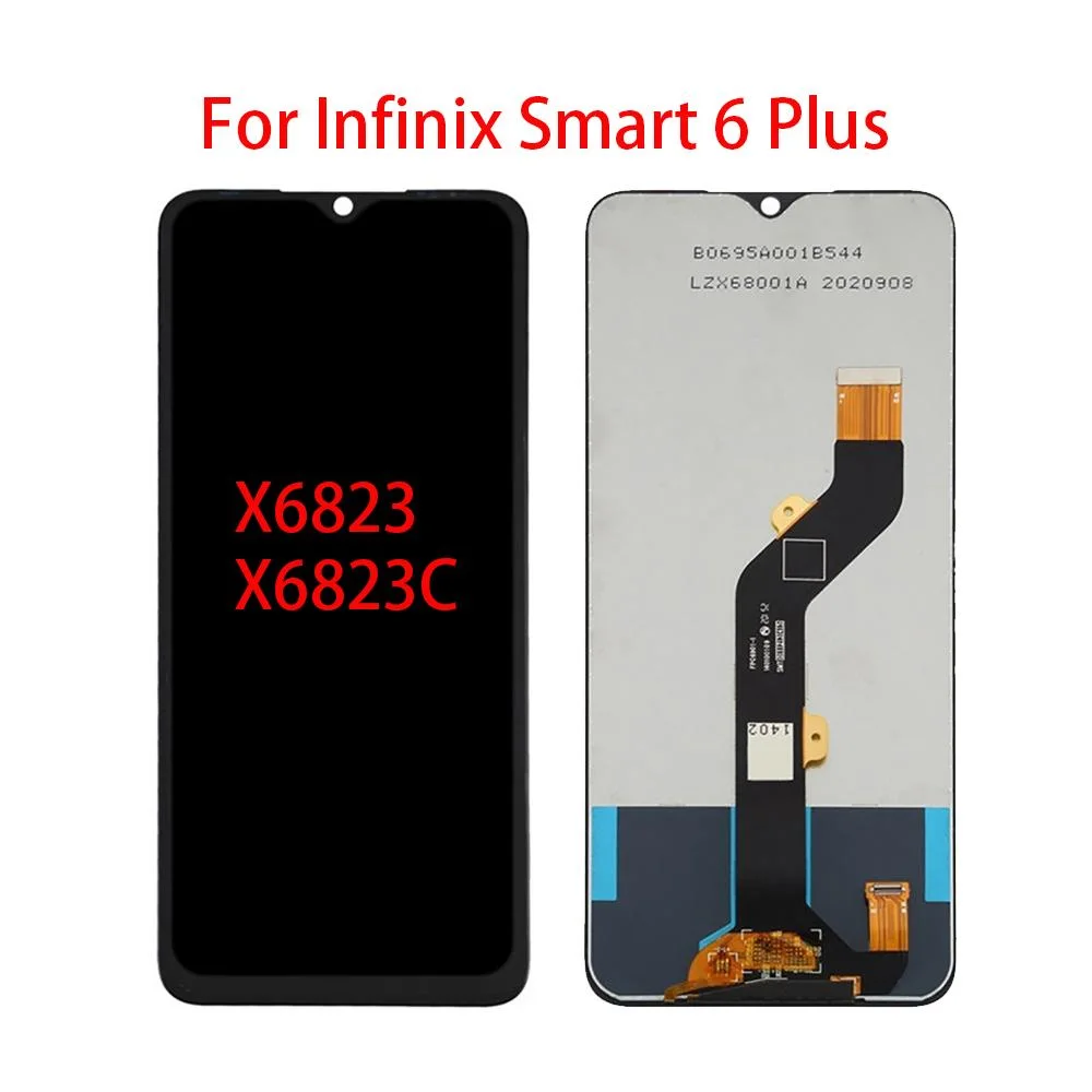 Tecno Smart 6 Plus Ekran Dokunmatik Orijinal Çıtasız Ürün (Çerçevesiz)