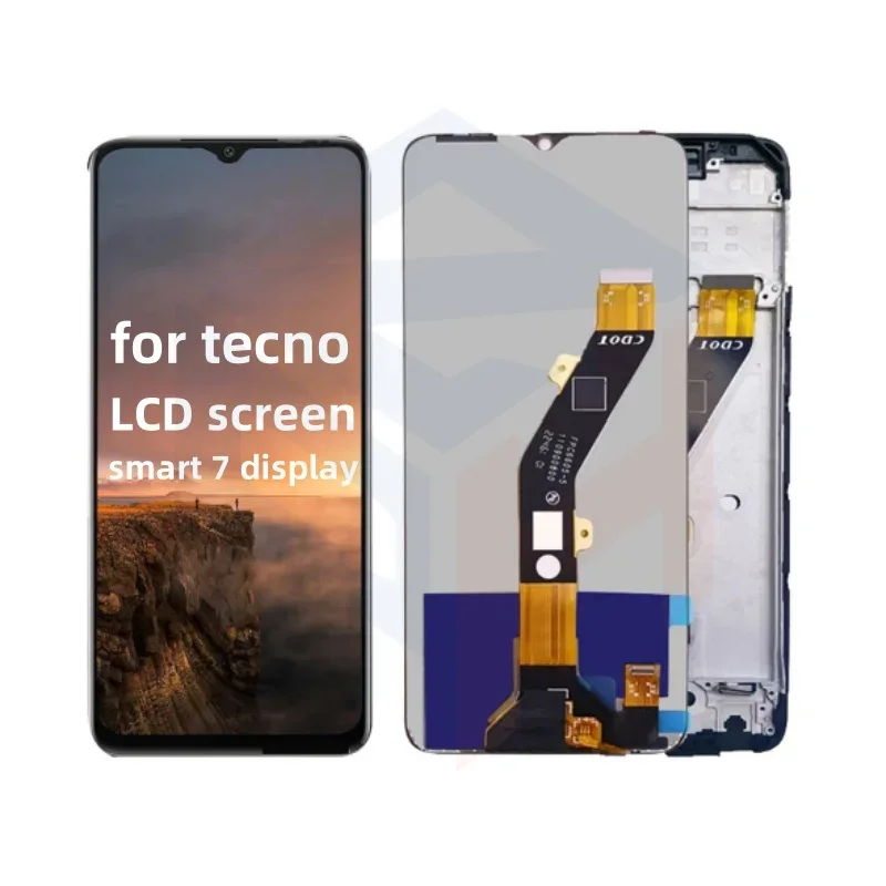 Tecno Smart 7 HD Ekran Dokunmatik Orijinal Çıtasız Ürün (Çerçevesiz)