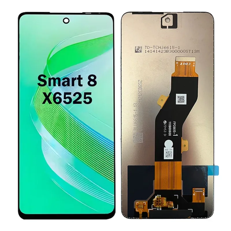Tecno Smart 8 Plus Ekran Dokunmatik Orijinal Çıtasız Ürün (Çerçevesiz)