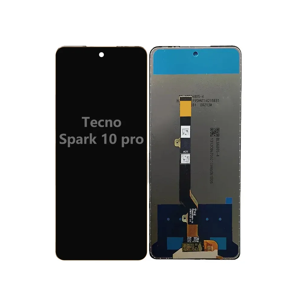 Tecno Spark 10 Pro Ekran Dokunmatik Orijinal Çıtasız Ürün (Çerçevesiz)