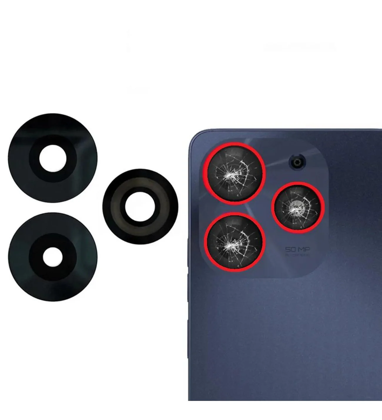 Tecno Spark 10 Pro Kamera Camı