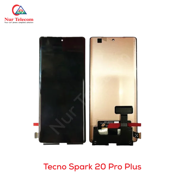 Tecno Spark 20 Pro Plus Çıtalı Ekran Dokunmatik Gold SOFT OLED Kalite Ekran