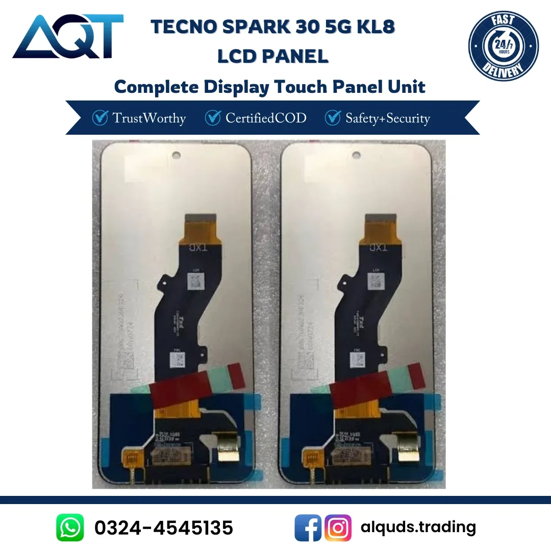 Tecno Spark 30 5G Ekran Dokunmatik Orijinal Çıtasız Ürün (Çerçevesiz)