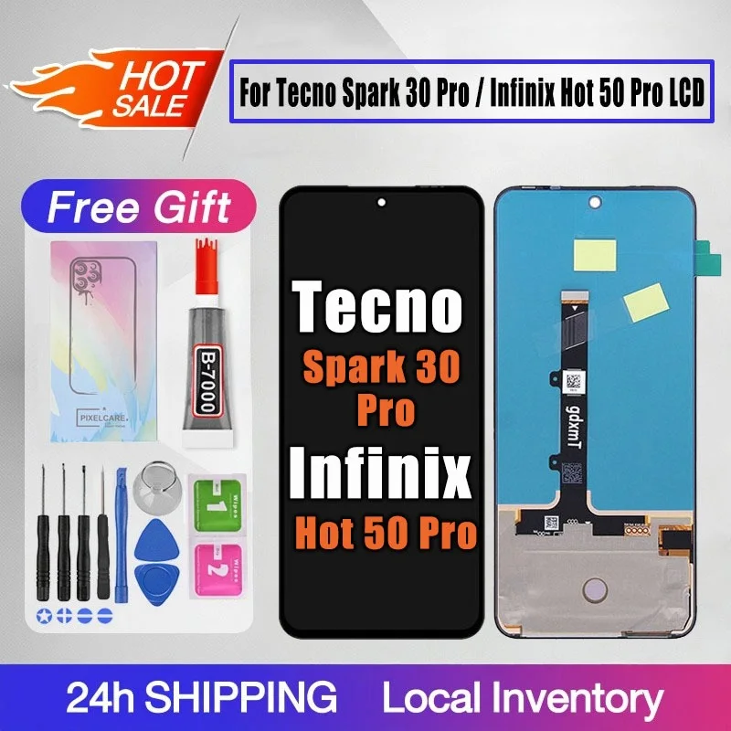 Tecno Spark 30 Pro Ekran Dokunmatik A Plus Kalite Ürün Çıtasız (Çerçevesiz)