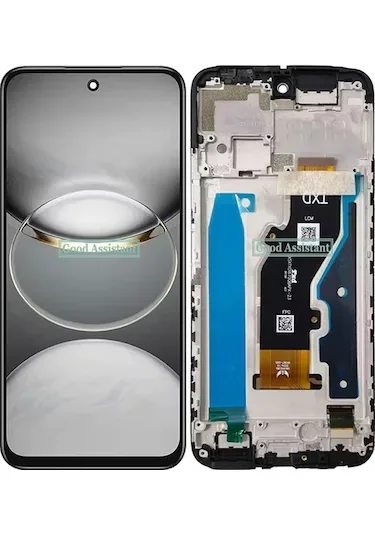 Tecno Spark 30C Çıtalı Ekran Dokunmatik Siyah Orijinal