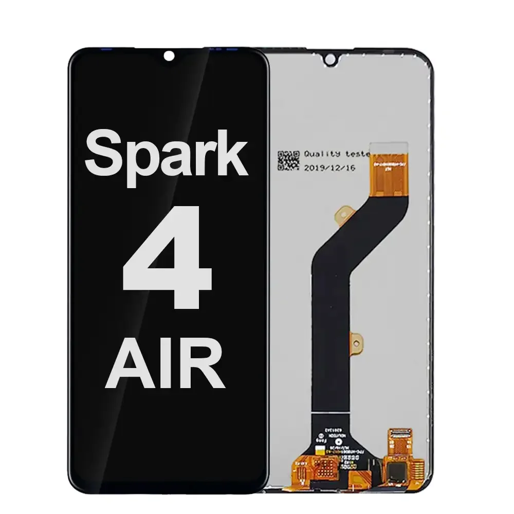 Tecno Spark 4 Ekran Dokunmatik Orijinal Çıtasız Ürün (Çerçevesiz)