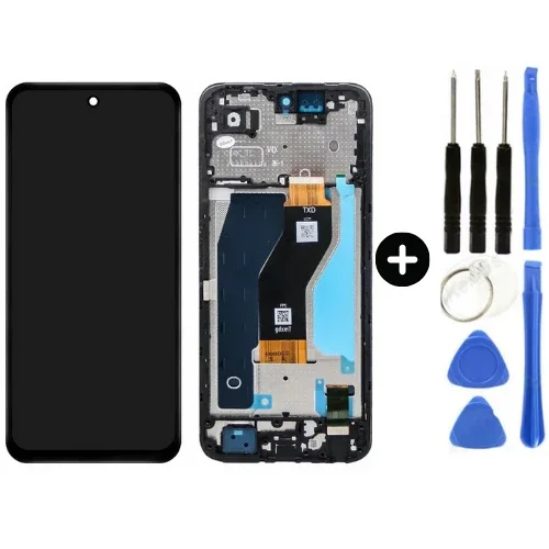 Tecno Spark 40 4G Çıtalı Ekran Dokunmatik Siyah Orijinal