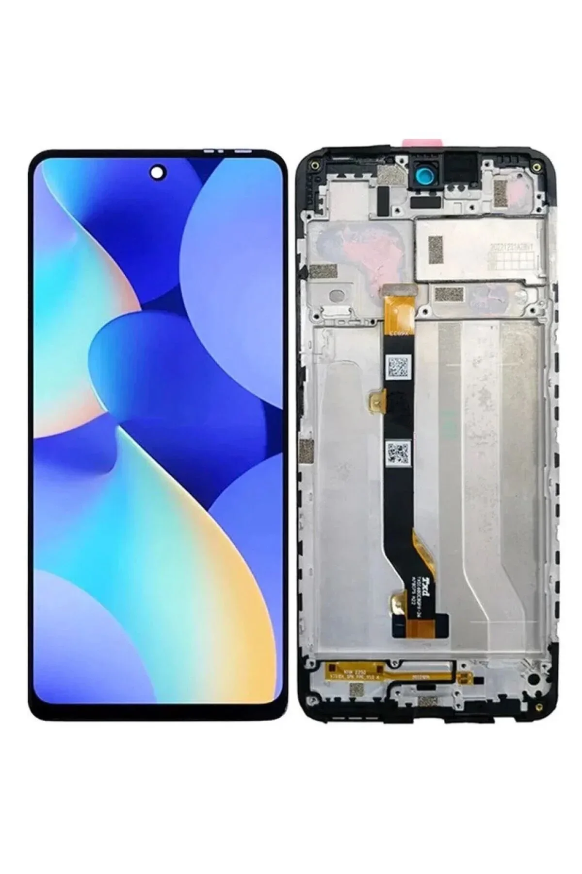 Tecno Spark 40 Pro Çıtalı Ekran Dokunmatik Silver SOFT OLED Kalite Ekran