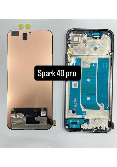 Tecno Spark 40 Pro Plus Çıtalı Ekran Dokunmatik Yesil Orijinal