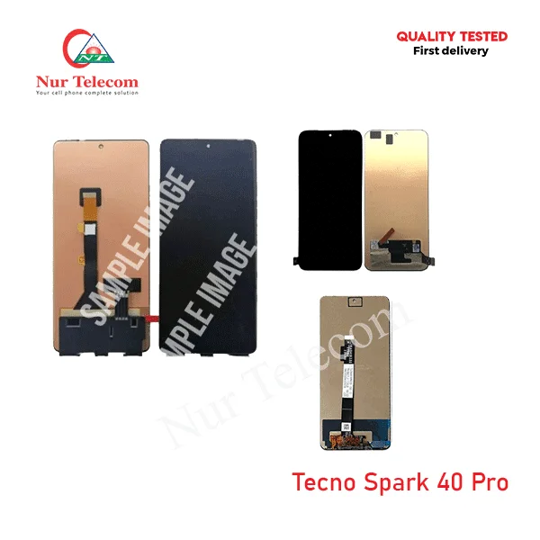 Tecno Spark 40 Pro Plus Ekran Dokunmatik SOFT OLED Kalite Ekran Çıtasız (Çerçevesiz)