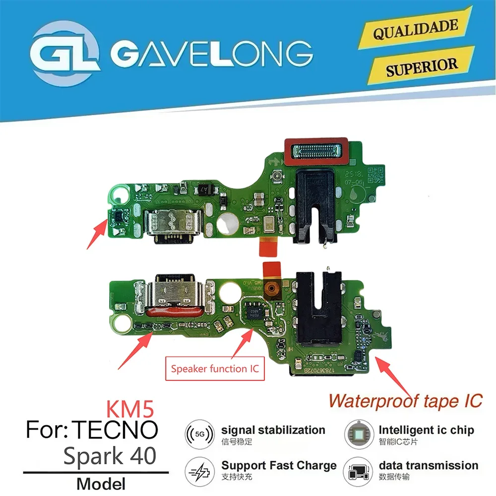 Tecno Spark 40 Şarj Soketli Mikrofon Bordu