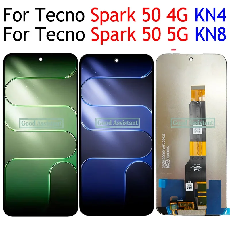 Tecno Spark 50 4G Ekran Dokunmatik Orijinal Çıtasız Ürün (Çerçevesiz)
