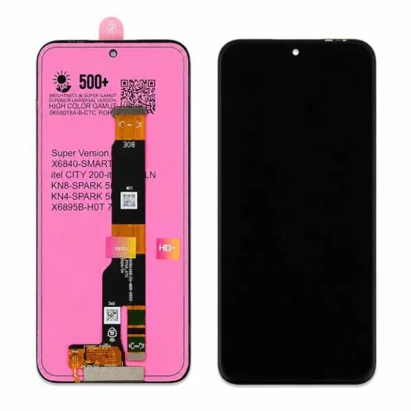 Tecno Spark 50 4G Ekran Dokunmatik Orijinal Çıtasız Ürün (Çerçevesiz)
