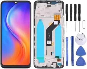 Tecno Spark 6 Go Çıtalı Ekran Dokunmatik Siyah Orijinal