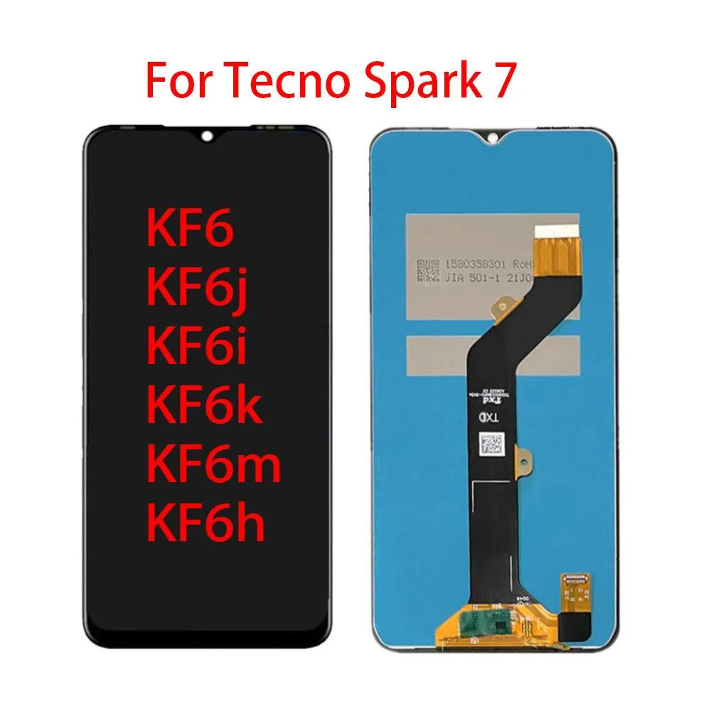 Tecno Spark 7 Ekran Dokunmatik Orijinal Çıtasız Ürün (Çerçevesiz)