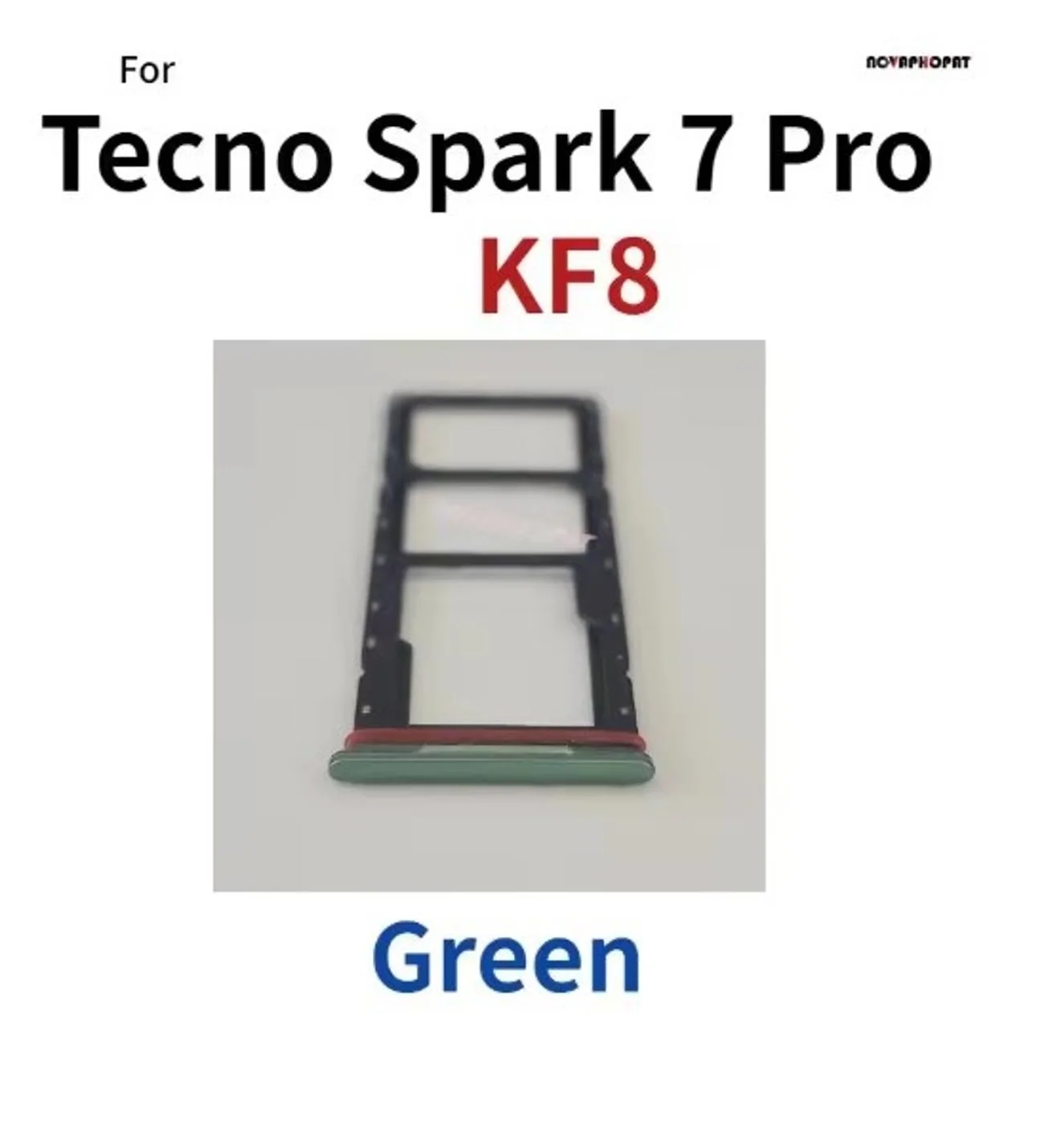 Tecno Spark 7 Pro Sim Kart Tepsisi Yeşil