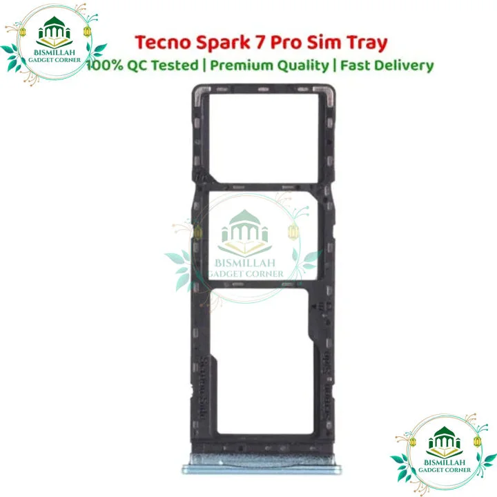 Tecno Spark 7 Pro Sim Kart Tepsisi Yeşil