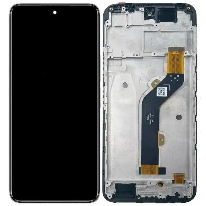 Tecno Spark 7 Wf/Spark 7T Çıtalı Ekran Dokunmatik Siyah Orijinal
