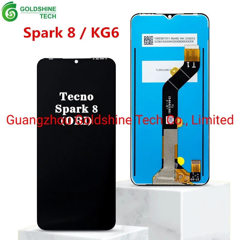 Tecno Spark 8 Ekran Dokunmatik Orijinal Çıtasız Ürün (Çerçevesiz)