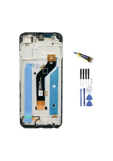 Tecno Spark 8c/9 Çıtalı Ekran Dokunmatik Siyah Orijinal