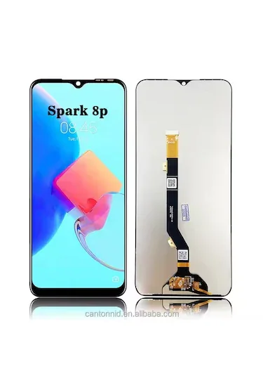 Tecno Spark 8P Ekran Dokunmatik Orijinal Çıtasız Ürün (Çerçevesiz)