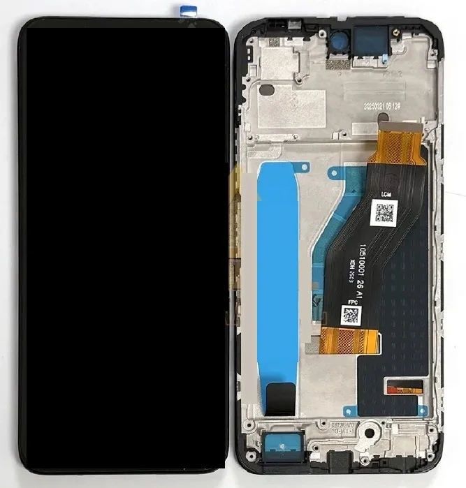 Tecno Spark 9 Çıtalı Ekran Dokunmatik Siyah Orijinal