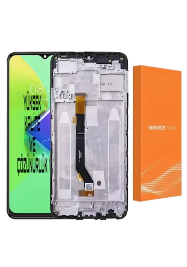 Tecno Spark 9 Çıtalı Ekran Dokunmatik Siyah Orijinal