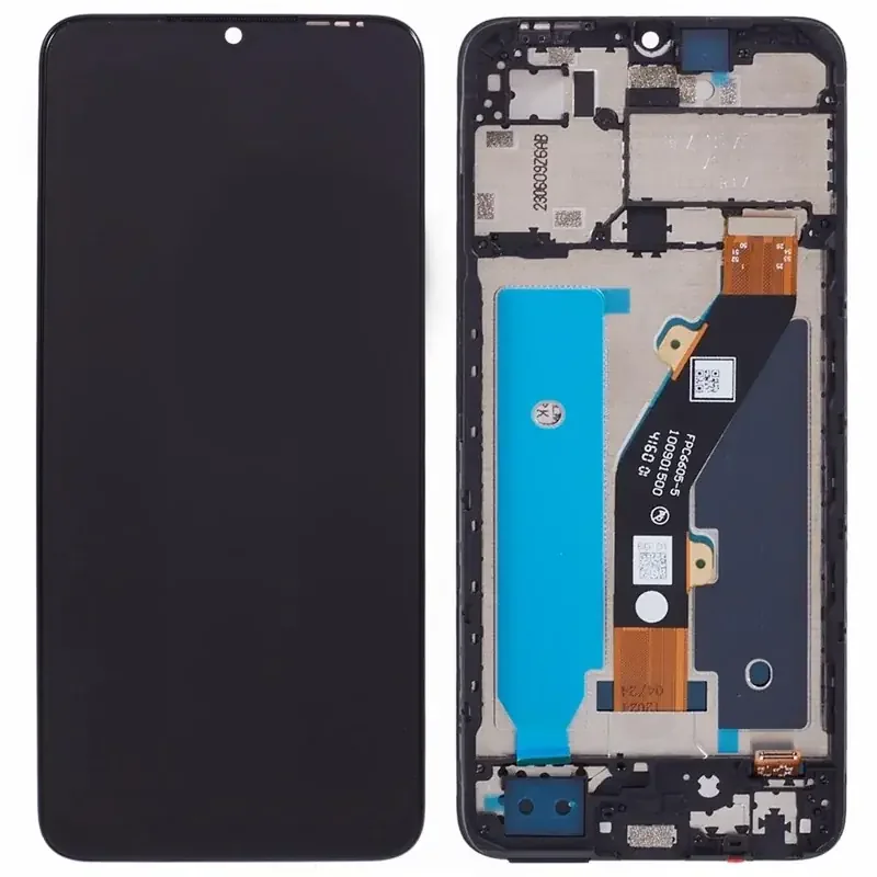 Tecno Spark Go 2023 Çıtalı Ekran Dokunmatik Siyah Orijinal