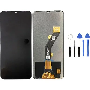 Tecno Spark Go 3 Çıtalı Ekran Dokunmatik Siyah Orijinal