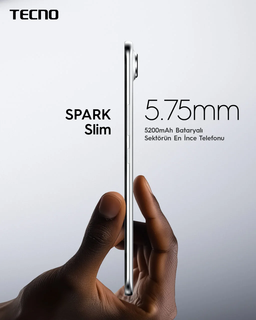 Tecno Spark Slim Çıtalı Ekran Dokunmatik Beyaz SOFT OLED Kalite Ekran