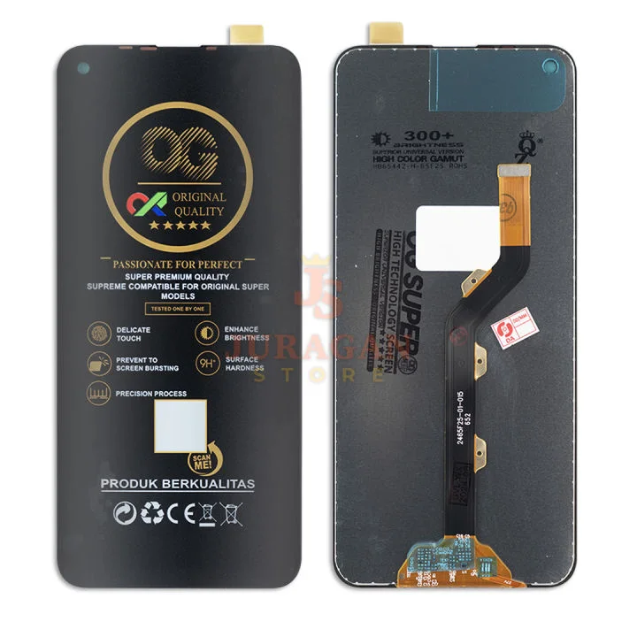 Tecno X655 Ekran Dokunmatik Orijinal Çıtasız Ürün (Çerçevesiz)
