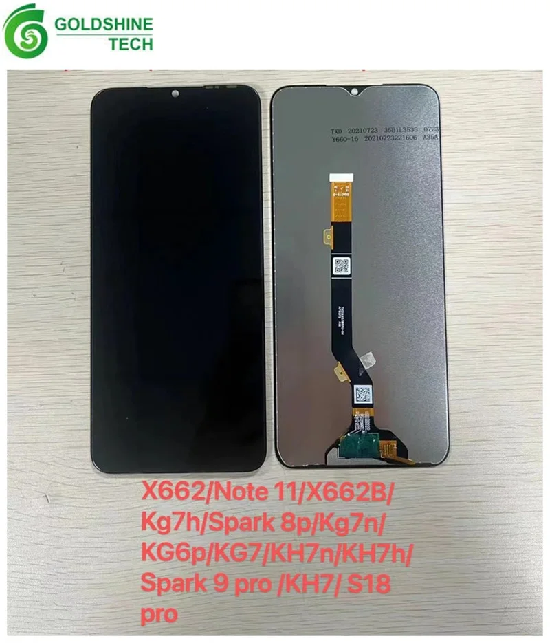 Tecno X662 Ekran Dokunmatik Orijinal Çıtasız Ürün (Çerçevesiz)