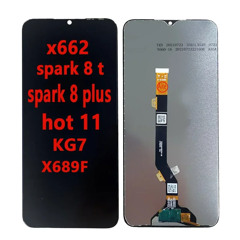 Tecno X662 Ekran Dokunmatik Orijinal Çıtasız Ürün (Çerçevesiz)