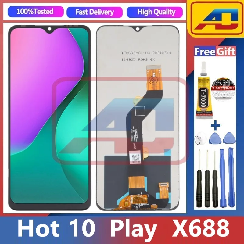 Tecno X680 Ekran Dokunmatik Orijinal Çıtasız Ürün (Çerçevesiz)