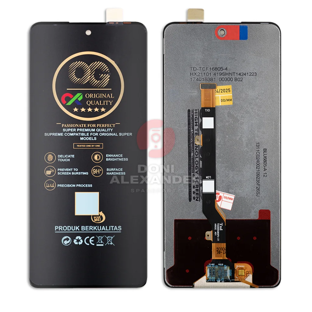 Tecno X6833 Ekran Dokunmatik Orijinal Çıtasız Ürün (Çerçevesiz)