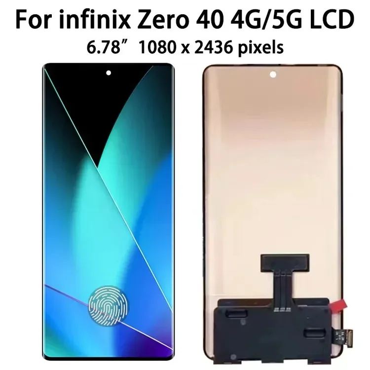 Tecno X6860/ Zero 40 4G Çıtalı Ekran Dokunmatik Yesil SOFT OLED Kalite Ekran