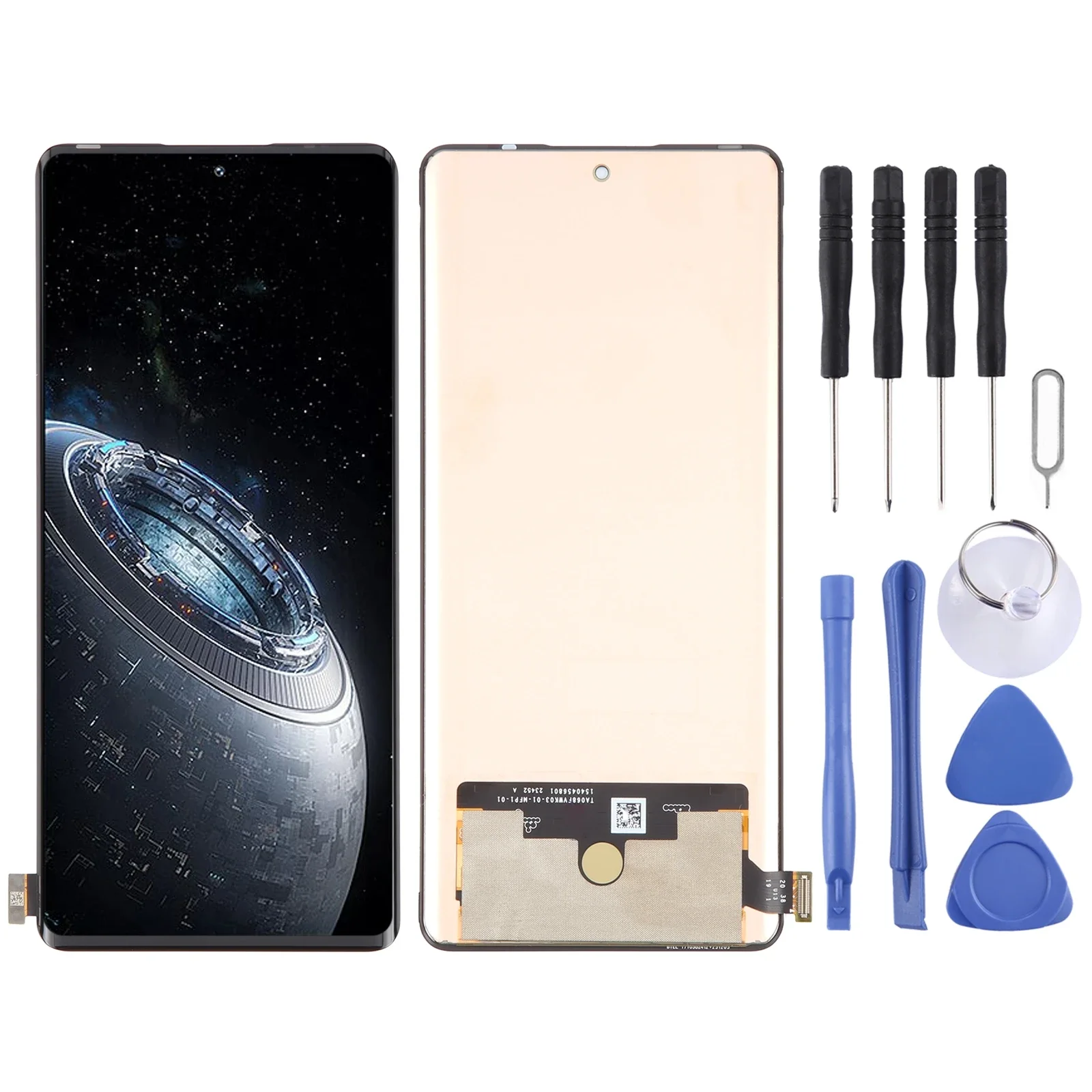 Tecno X6871/ Gt 20 Pro Çıtalı Ekran Dokunmatik Siyah SOFT OLED Kalite Ekran