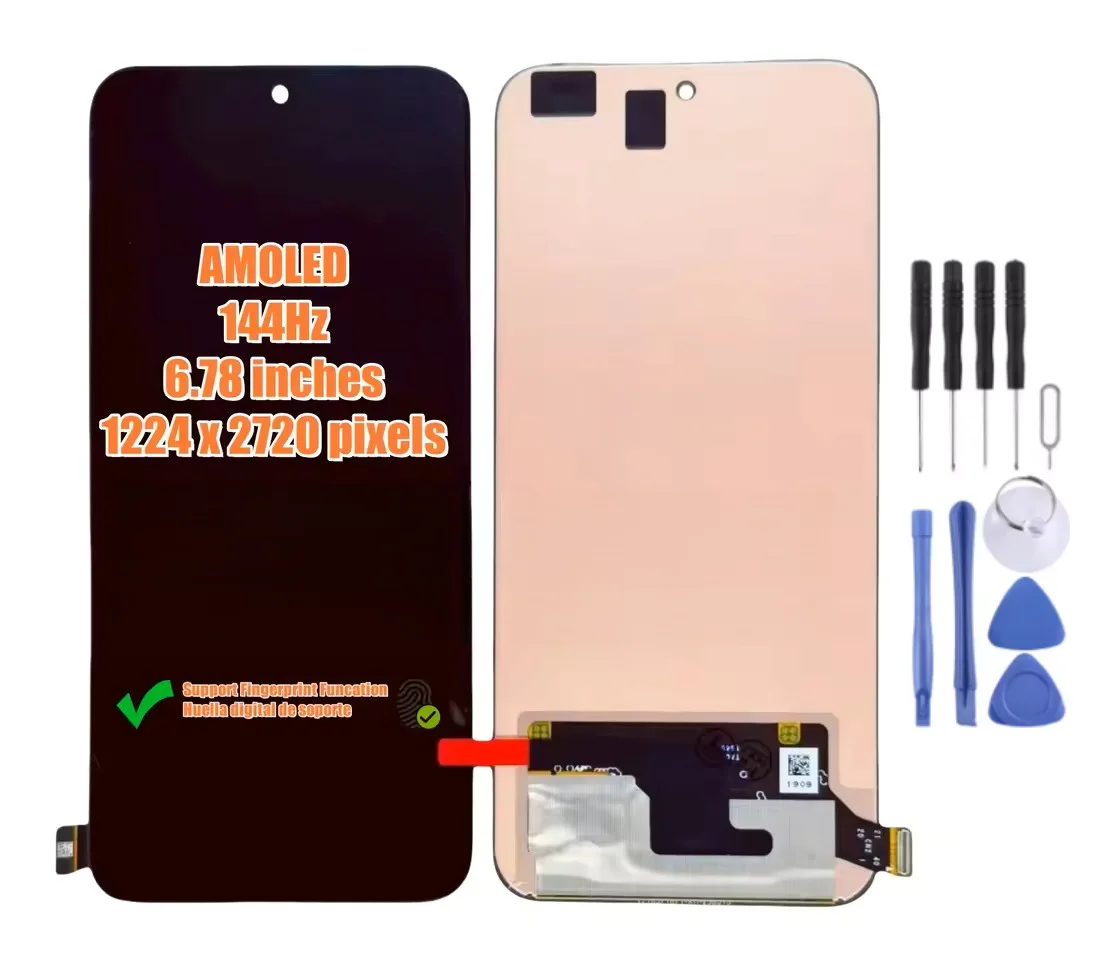 Tecno X6873/gt 30 Pro Ekran Dokunmatik SOFT OLED Kalite Ekran Çıtasız (Çerçevesiz)