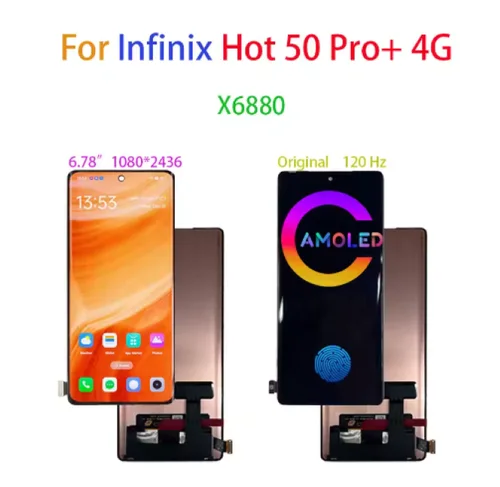 Tecno X6880 /ht 50 Pro Plus Çıtalı Ekran Dokunmatik Siyah A Plus Kalite Ürün
